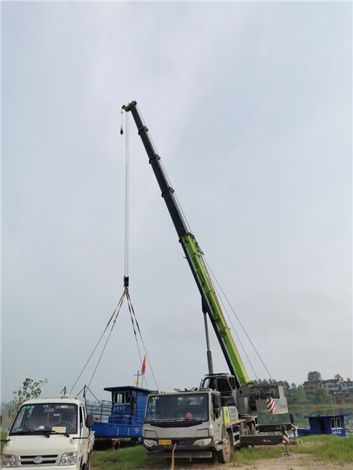 当涂县桥梁建设吊装案例